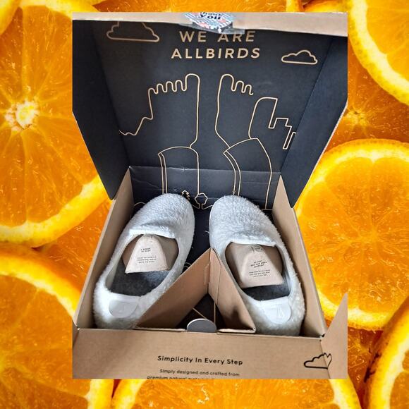 NWT Allbirds Men's Natural White Wool Lounger Fluff Slip On Sneakers Size 9 - Picture 3 of 10